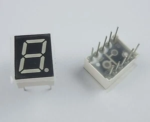 10Pcs Red LED Display 1 Digital 7Segment 0.39" Common Anode - Picture 1 of 1