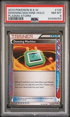 Plasma Storm 128 Dowsing Machine Holo PSA 8 - Image 1 of 2