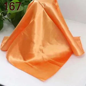 New 3Pcs 50cm Fashion Elegant Silk Satin Women Small Square Head Neck Scarf 67 - Picture 1 of 12