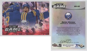 2022-23 Upper Deck Allure Game Stills Red /299 Dylan Cozens #GS-18