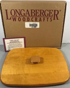 Longaberger Harbor Lid NEW in Box 1998 Woodcrafts 50687 Collectors Club - Picture 1 of 6