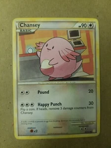Chansey 58/123 - Common - HeartGold SoulSilver - POKEMON CARD - NM/M - Picture 1 of 2