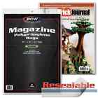 BCW Magazine Bags Resealable Poly Sleeves (100 Pack) Storage Protectors Archival