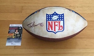 Troy Brown New England Patriots autógrafo firmado SB XXXIX fútbol certificado de autenticidad JSA - Imagen 1 de 5