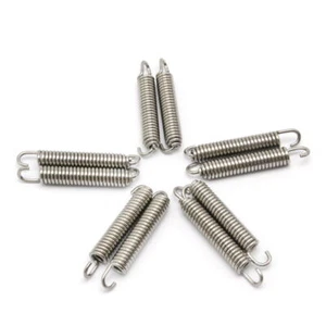 2PCS Racing Stainless Steel Motorcycle Exhaust Pipe Muffler Springs 75mm - Picture 1 of 7