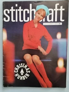 Vintage STITCHCRAFT Magazine, December 1965 - Knitting/Crochet/Embroidery & more - Picture 1 of 15