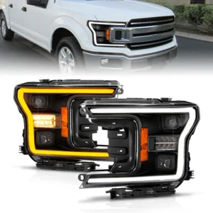 ANZO Full LED Proj Headlights 2018-20 Ford F150 w/o Factory LED W/light Bar - Picture 1 of 8