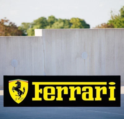 Ferrari Rare Porcelain Enamal Heavy Metal 36  inches Double Side - Image 1 of 2