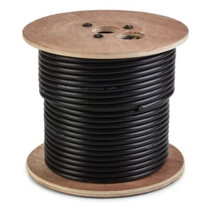 50 OHM COAX CABLE - MINI8 (50 METRE DRUM IN BLACK) - Zdjęcie 1 z 2