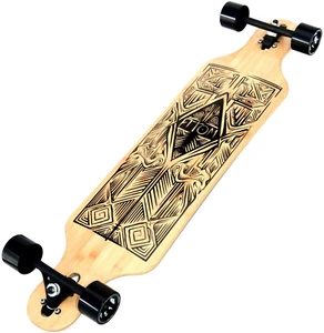 ATOM 40004 DROP THROUGH LONGBOARD - 40 INCH BAMBOO - Picture 1 of 3