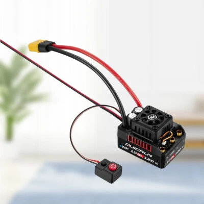 Hobbywing QUICRUN WP 10BL120 G2 120A 2-4S Lipo Speed Controller Brushless ESC 77 - Image 1 of 4