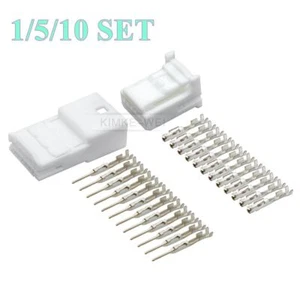 12 Pin/Way TE Multilock 025 Automotive Male Female Connector Plug Socket Kit New - Picture 1 of 3