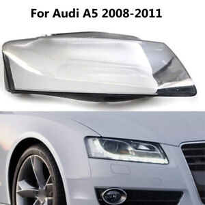 For AUDI A5 2008 2009 2010 Headlight Cover Lens Shell  Headlamp Mask Right US