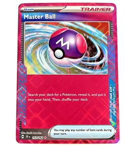 Pokémon Fuerzas Temporales - Master Ball - ACE SPEC Raro Casi Nuevo+/Como Nuevo 153/162 - Imagen 1 de 2