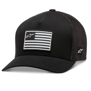 Alpinestars Flag Snap Back Cap Cotton Twill Stretch Genuine Alpinestars Cap - Picture 1 of 8