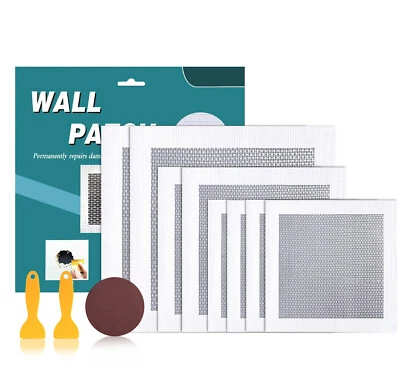 Wall Patch Repair Kit Dry Wall Hole Repair Patch for Ceilings 4/6/8 Inch 8 Pack - Image 1 of 4