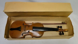 Vintage Czechoslovakia Tin and Wood Violin Toy MIB music instrument viool - Picture 1 of 8