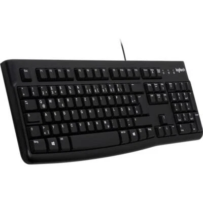 Logitech Keyboard K120 Business USB Tastatur Deutsch, QWERTZ Schwarz - Bild 1 von 4