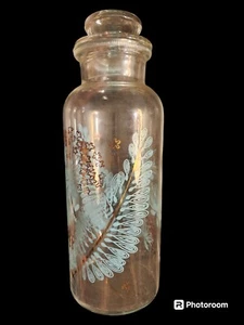 Vintage Apothecary Libby Jar With Lid 8.5 Inches Tall - Picture 1 of 11