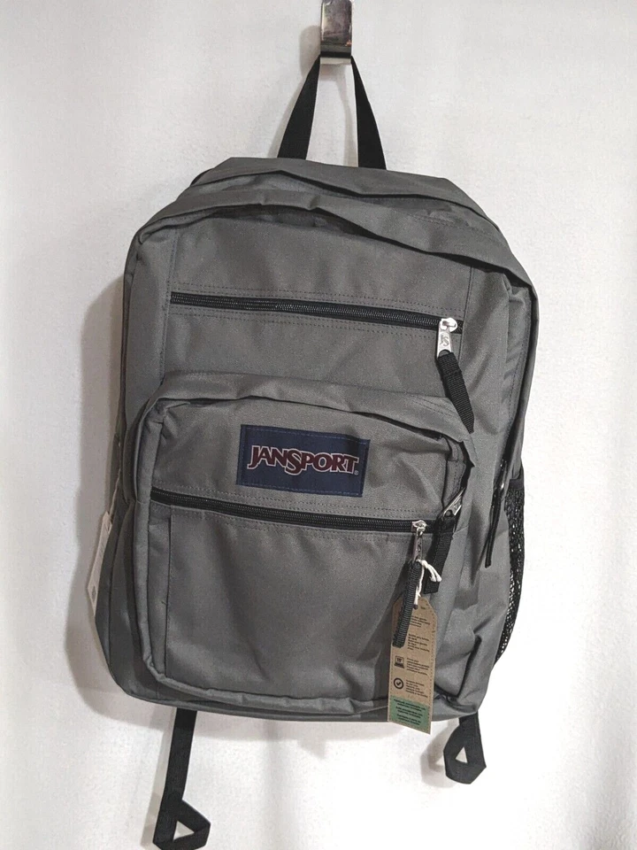 JanSport BIG STUDENT Backpack Style JS0A47JK7H6 2 100 Cubic Inches Graphite Grey