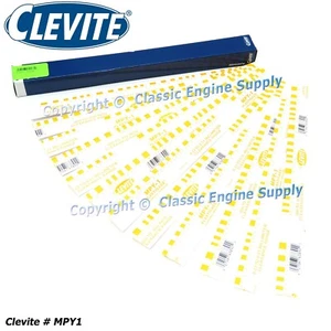 12 piezas de medidas de calibre de plástico amarillo Clevite .009-.020" .23 mm-.50 mm - Imagen 1 de 5