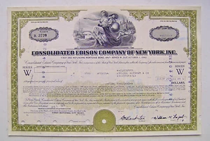 A35 USA Aktie ★★★ CONSOLIDATED EDISON COMPANY OF NEW YORK INC 5000 Dollars 75★★★ - Bild 1 von 2