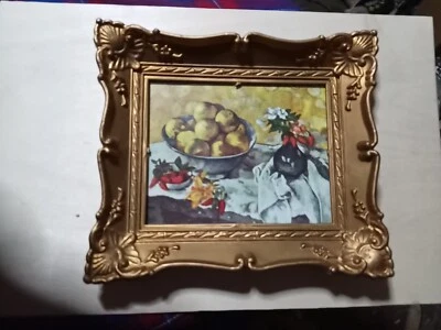 1891 年 PAUL GAUGUIN 绘画复制品 Still Life 6 英寸 - 7 英寸带框 — 第 1/2 张图片