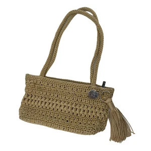 Small Handbag Women's Woven Has Metallic Threading Woven Handles By The Sak - Picture 1 of 10