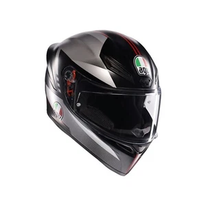 AGV K1 S LAP Integralhelm (Schwarz/Grau/Rot) Gr: M (57) - Bild 1 von 4