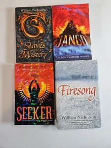 William Nicholson 4 Book Bundle Seeker Firesong Jango Slaves of the Mastery PB - Bild 1 von 9