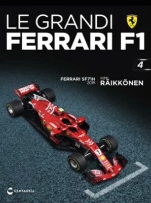 LE GRANDI FERRARI F1 FERRARI SF71H DI KIMI RÄIKKÖNEN DEL 2008 IN SCALA 1/24 - Immagine 1 di 2