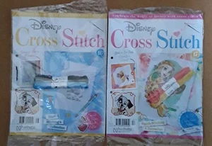 Disney Kreuzstich Zeitschriften 16 & 17 Stitch a Dalmation Neu Versiegelt Magazine - Bild 1 von 2