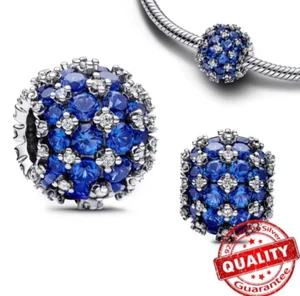 Dt. Händler Runder Charm Anhänger mit Steinen passend für Pandora Armbänder - Bild 1 von 3