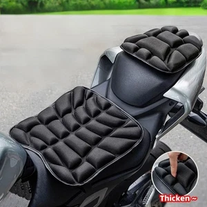 1Set Motorcycle Seat Cushions Comfortable Breathable Seat Cover Mats Accessories - Picture 1 of 9