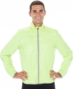 Sportshill Men's Run Jacket Bandon Jacket, Neon Green, L - Picture 1 of 4