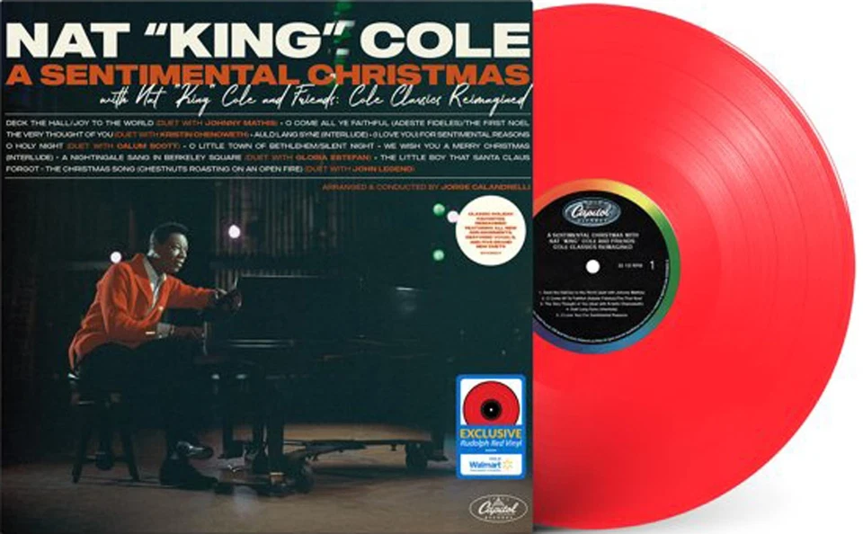 Nat King Cole Nat King Cole - A Sentimental Christmas with Nat King Cole (Vinyl) - Image 1 of 1