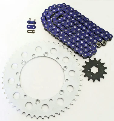 Chain & Sprockets for Kawasaki 1995-06 KDX200 200 / 97-05 KDX220 220 112L 12/51 - Image 1 of 4