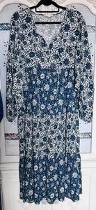 Primark Boho Maxi Dress - Blue. Size Large. - Picture 1 of 9