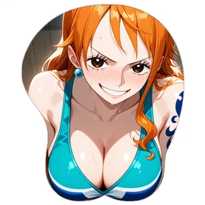 Nami One Piece 3D Boobs Mouse Pad Anime Ergonomic - Afbeelding 1 van 1
