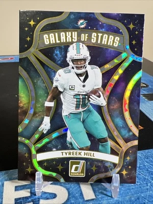2025 Panini Donruss Tyreek Hill Galaxy Of Stars #12 Miami Dolphins - Image 1 of 2