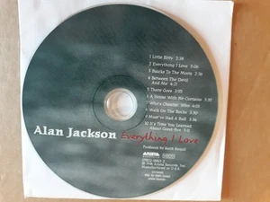 Alan Jackson - Everything I Love (CD 1996) DISC ONLY - Foto 1 di 2