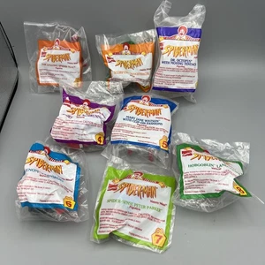 Vintage 1994 McDonalds SPIDER-MAN Happy Meal Toys Complete Set of 8 - NEW - Picture 1 of 16