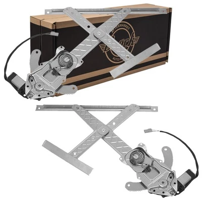 Window Regulator w/ Motor For 1997-1998 F-150 Front Set XL3Z1523395AA FO1351120 - Image 1 of 3