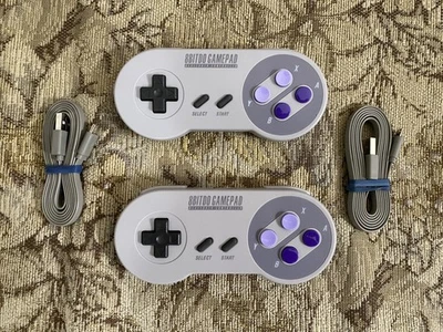 8bitdo SNES30 30th Anniversary Gamepad SNES Super Nintendo Edition Bundle - Image 1 of 4