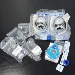 New NRG Water Saving Shower & Faucet Head Aerator Bundle for Kitchen/Bathroom - Picture 1 of 7