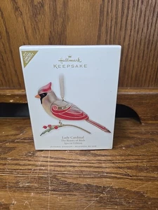 Hallmark LADY CARDINAL Beauty Of Birds Special Edition 2010 Brand New - Picture 1 of 3