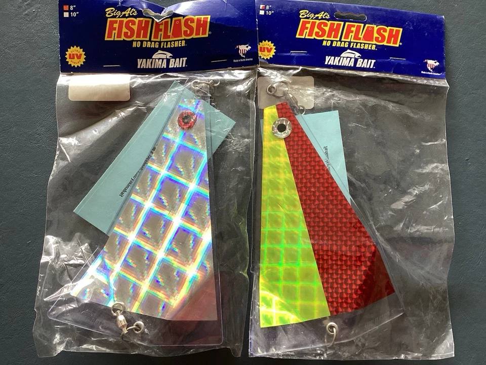 Big Al's Fish Flash No Drag Yakima Bait Plaid 8" Ship