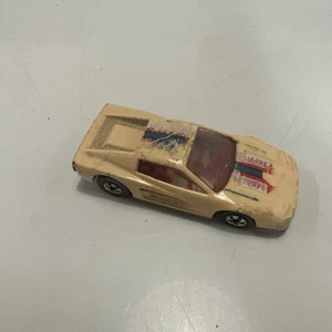 Hot Wheels Ferrari Testarossa Pink Diecast Car 1:64 Blackwalls 1986 Vintage - Foto 1 di 8