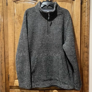 Vintage Telluride Clothing Company Fleece Gray 1/4 Zip Pullover Mens Size XL - Picture 1 of 7