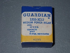 Relé de potencia media NOS Guardian 1205-3C12 - Imagen 1 de 1
